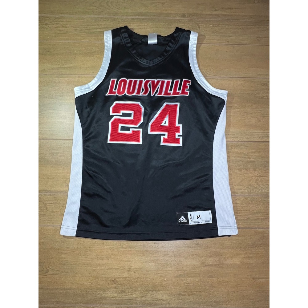 Adidas wingman vintage Sample jersey‎ sz Med Louisville cardinals number 24 Y2K